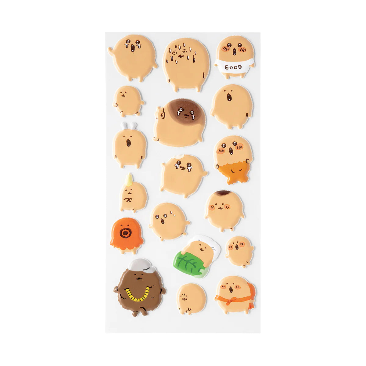 [現貨] ナガノNAGANO自嘲熊JOKE BEAR～ 可樂餅半立體貼紙 SNA0173