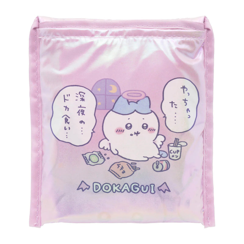 [準現貨][約8月中到貨]ちいかわChiikawa-天使♡惡魔系列～可折疊背心袋（やっちゃった深夜のドカ食い）ハチワレ 小八 SCH1267