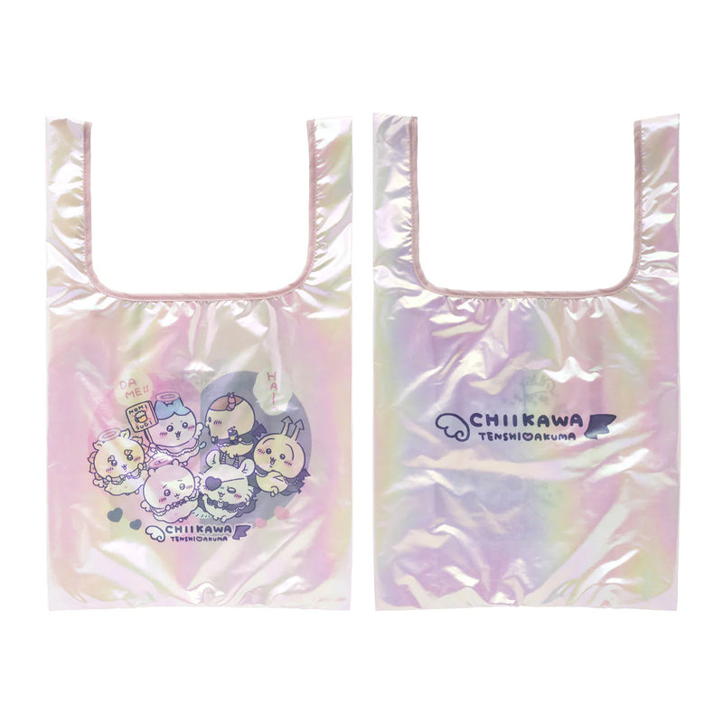 [準現貨][約8月中到貨]ちいかわChiikawa-天使♡惡魔系列～可折疊背心袋（てんしとあくま） SCH1266