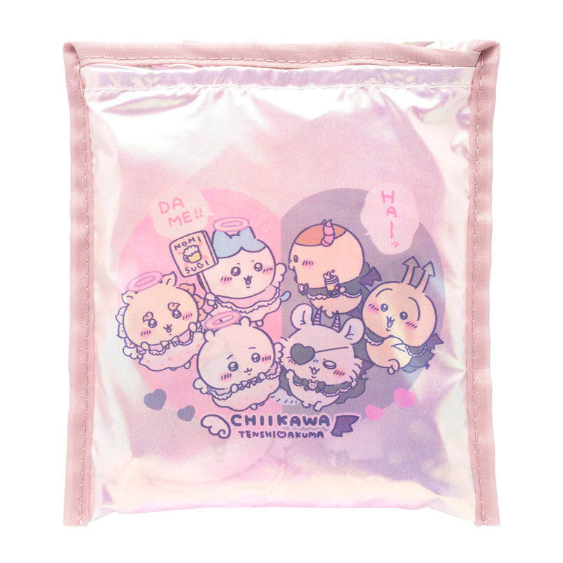 [準現貨][約8月中到貨]ちいかわChiikawa-天使♡惡魔系列～可折疊背心袋（てんしとあくま） SCH1266