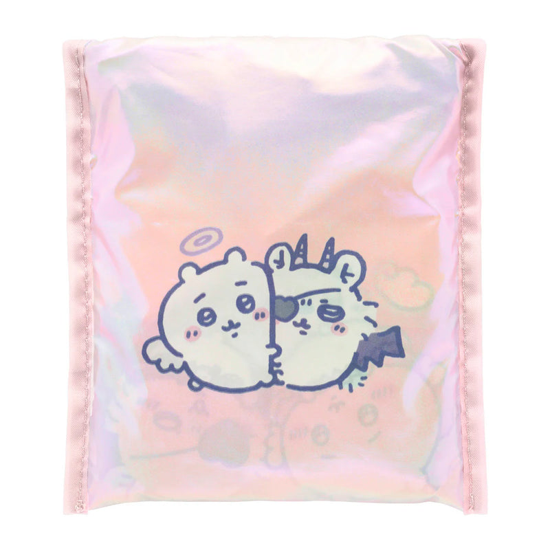 [準現貨][約8月中到貨]ちいかわChiikawa-天使♡惡魔系列～可折疊背心袋（てんしとあくま） SCH1266