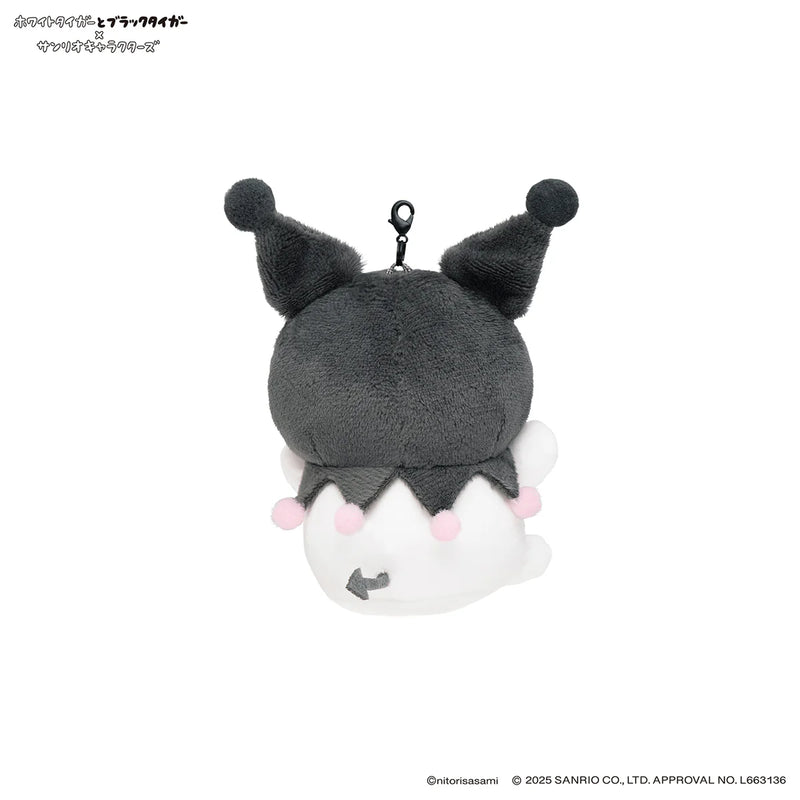 [準現貨][約11月頭到貨] ホワイトタイガーとブラックタイガー (小白虎與黑虎蝦) X Sanrio Characters- 公仔吊飾 （どろぼうねずみ＆クロミKUROMI）STE0009