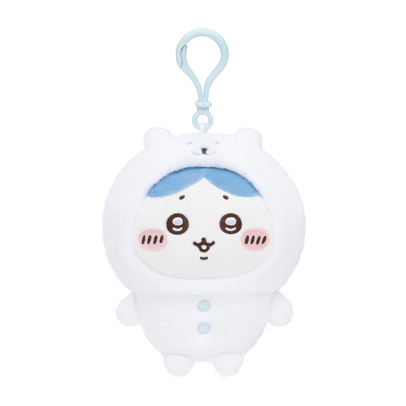 [準現貨] [預計11月尾到貨] ナガノNAGANO JOKE BEAR- 毛絨絨穿JOKE BEAR衣服的ハチワレ小八公仔掛件 SNA0211