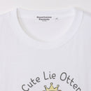 [現貨]可愛い嘘のカワウソ (可愛謊言的水獺) NUN!NUN!皇冠水獺TEE（M碼）SCL0004