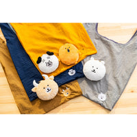 [現貨] ナガノNAGANO自嘲熊JOKE BEAR- パグ公仔頭收納式環保袋 SNA0156