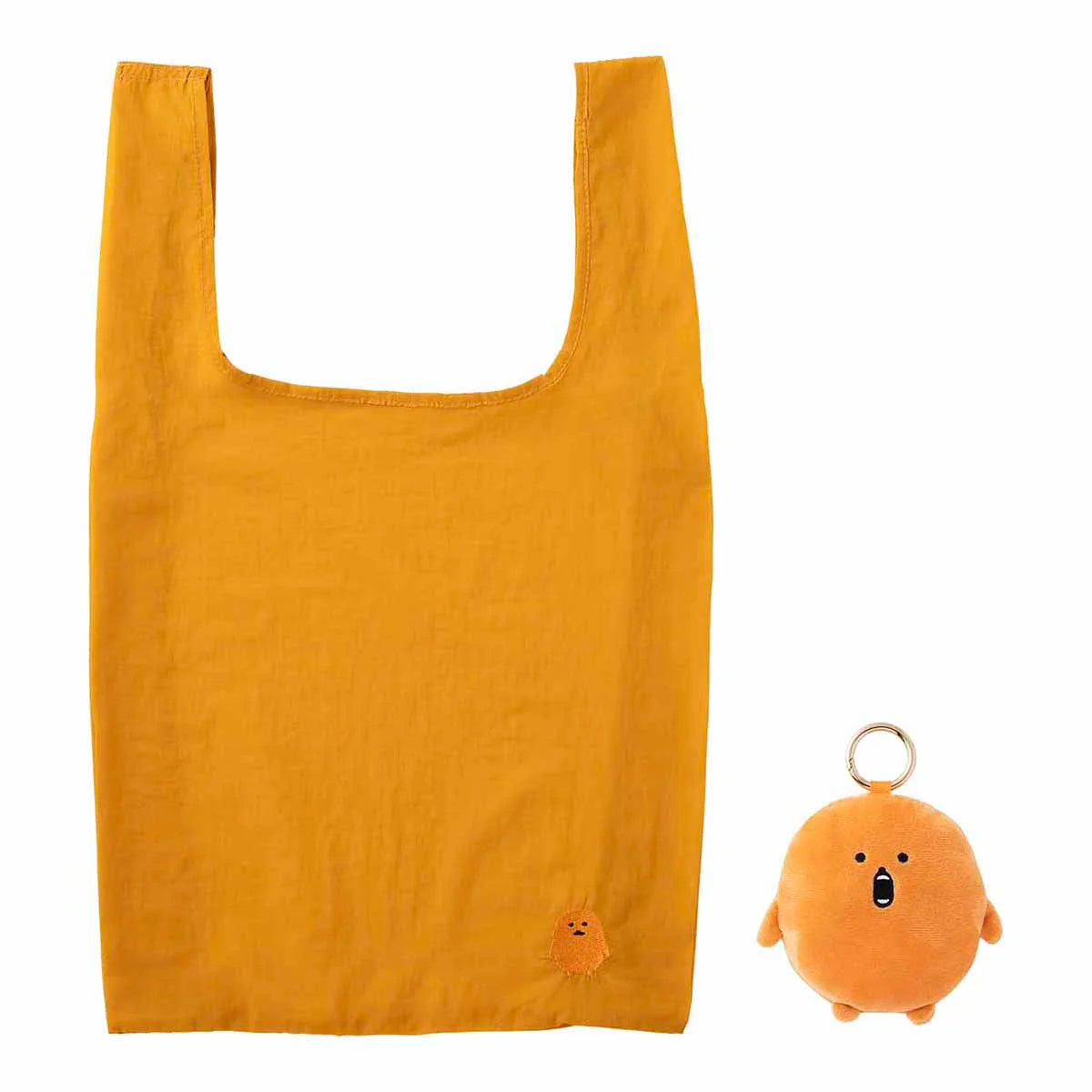 [現貨] ナガノNAGANO自嘲熊JOKE BEAR- 可樂餅公仔頭收納式環保袋 SNA0153