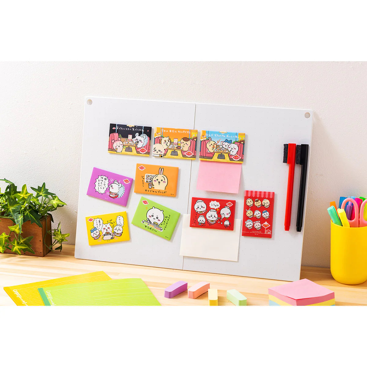 [Ready stock] ちいかわChiikawa-Restaurant Series～うさぎRabbit Square Magnet (オリジナルブレンド) SCH0641