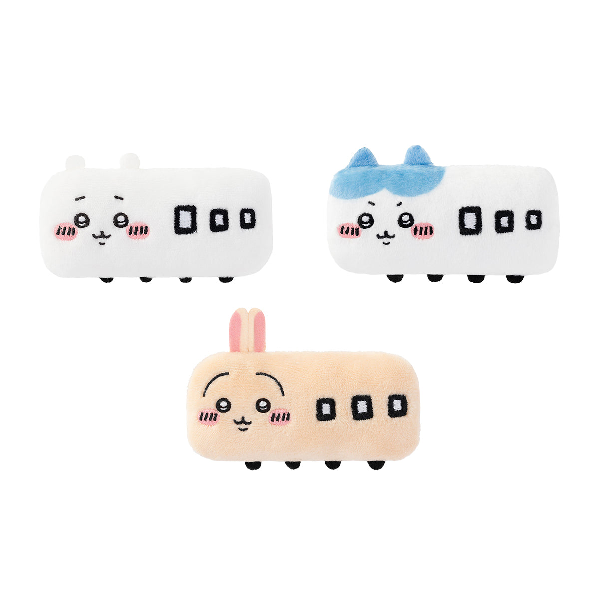 [In Stock] Chiikawa Train Plush Toy Badges (Set of 3 / 3 designs sold individually) SCH0300