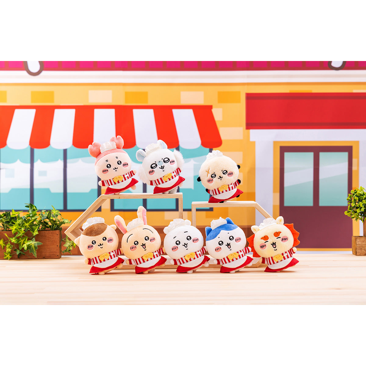[現貨] ちいかわCHIIKAWA 餐廳系列- うさぎ兔兔餐廳待應公仔 SCH0202