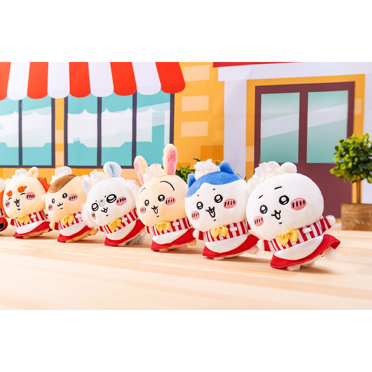 [In Stock] Chiikawa Restaurant Series - Usagi Rabbit Restaurant Waiter Plush Toy SCH0202