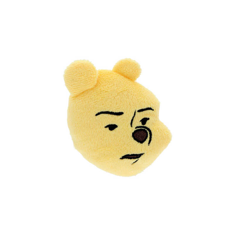 [現貨] 日本迪士尼 - 小熊維尼 Winnie the Pooh皺眉表情毛毛襟章  SH0166