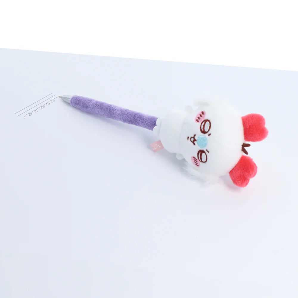 [In Stock] Chiikawa - Fluffy Crab Claw Series ~ Momonga Flying Squirrel Doll Pen (Black 0.7mm) SCH0684
