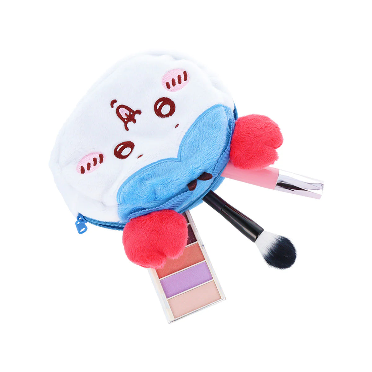 [Limited-Time Offer - In Stock] [Payme/Alipay HK/FPS Payment Required] Chiikawa - Hairy Crab Claw Series ~ Hachiware Small Crab Hair Clip Large Head Storage Bag Cosmetic Bag SCH0687