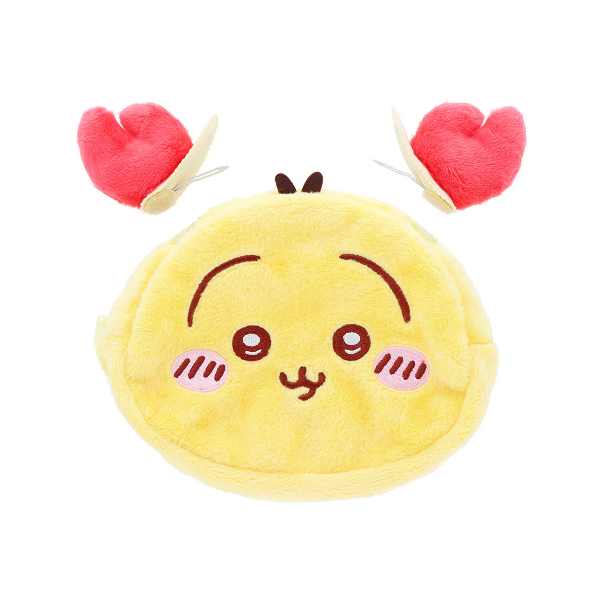 [Limited-Time Offer - In Stock] [Payme/Alipay HK/FPS Payment Required] Chiikawa - Fluffy Crab Claw Series ~ Usagi Rabbit Crab Hair Clip Large Head Storage Bag Cosmetic Bag SCH0688