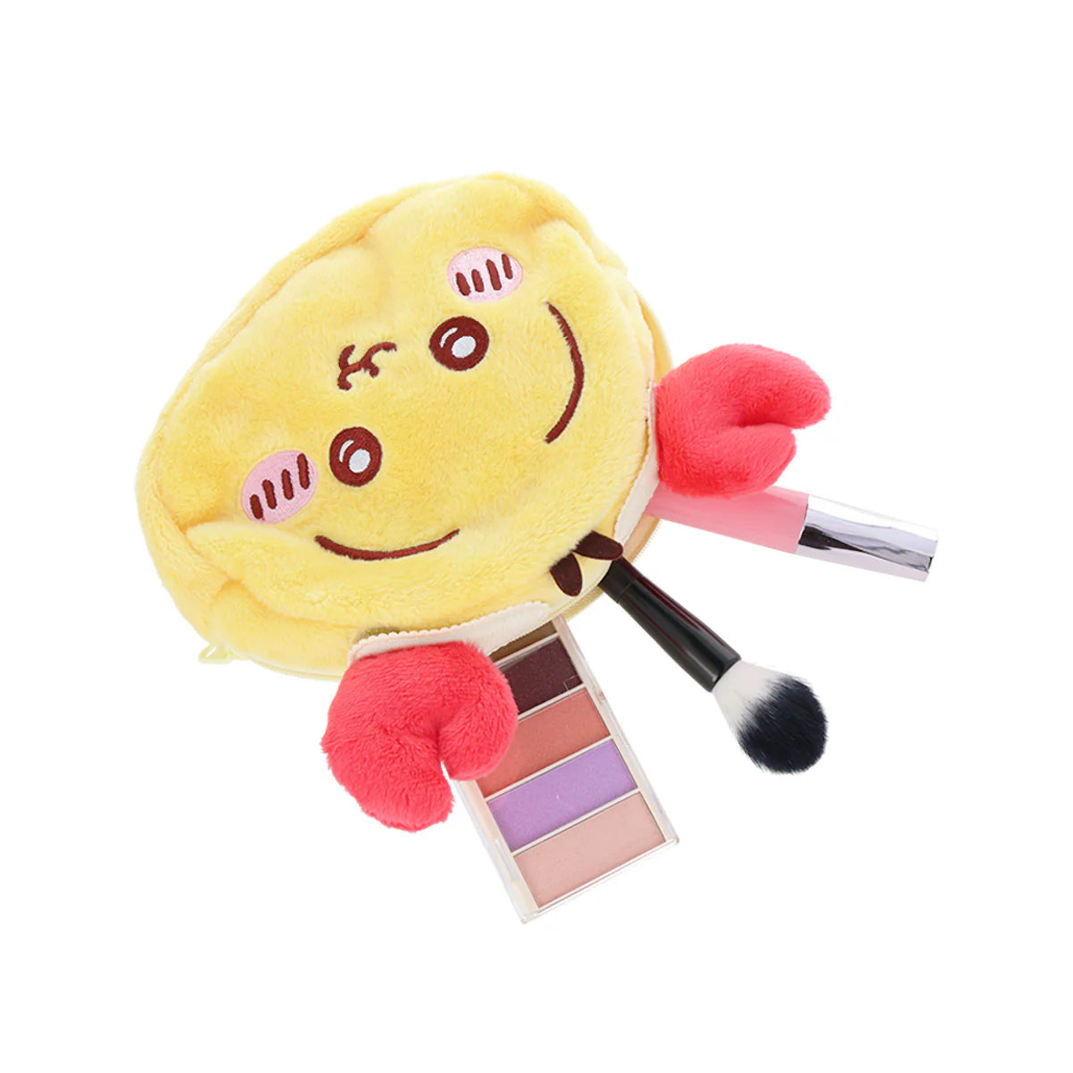 [Limited-Time Offer - In Stock] [Payme/Alipay HK/FPS Payment Required] Chiikawa - Fluffy Crab Claw Series ~ Usagi Rabbit Crab Hair Clip Large Head Storage Bag Cosmetic Bag SCH0688