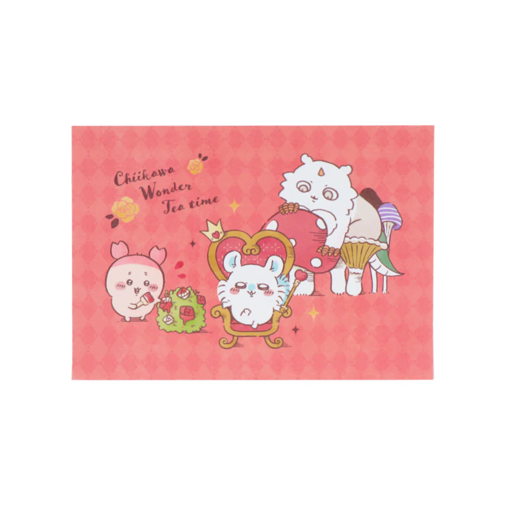 [In Stock] Chiikawa ~ Wonder Tea Time Series - Momonga Flying Squirrel Mini Card with Enclosed Letter SCH1033