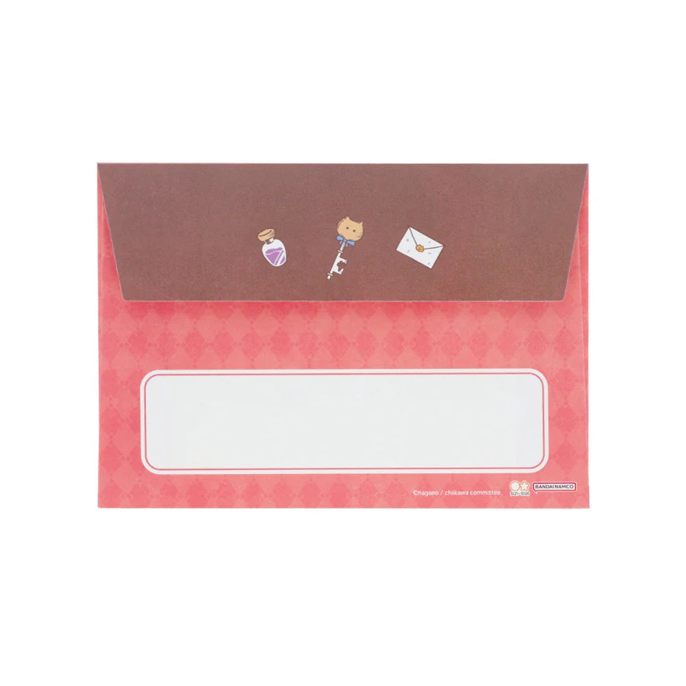 [In Stock] Chiikawa ~ Wonder Tea Time Series - Momonga Flying Squirrel Mini Card with Enclosed Letter SCH1033