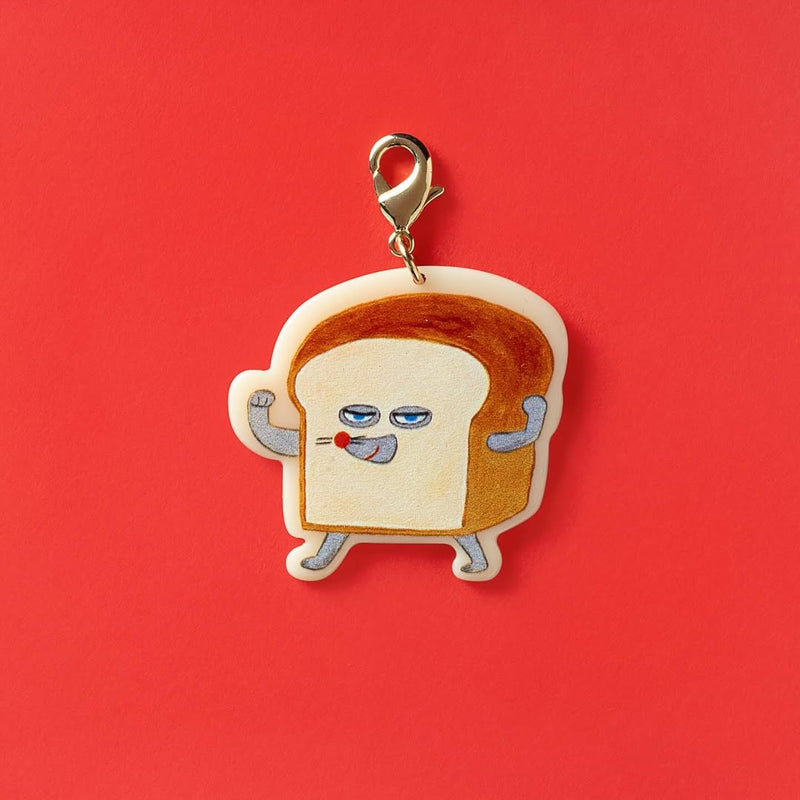 [現貨]パンどろぼう麵包小偷 ~ POP-UP限定- 皮革X金屬鍊子 多層次手機斜背帶 SBB0119