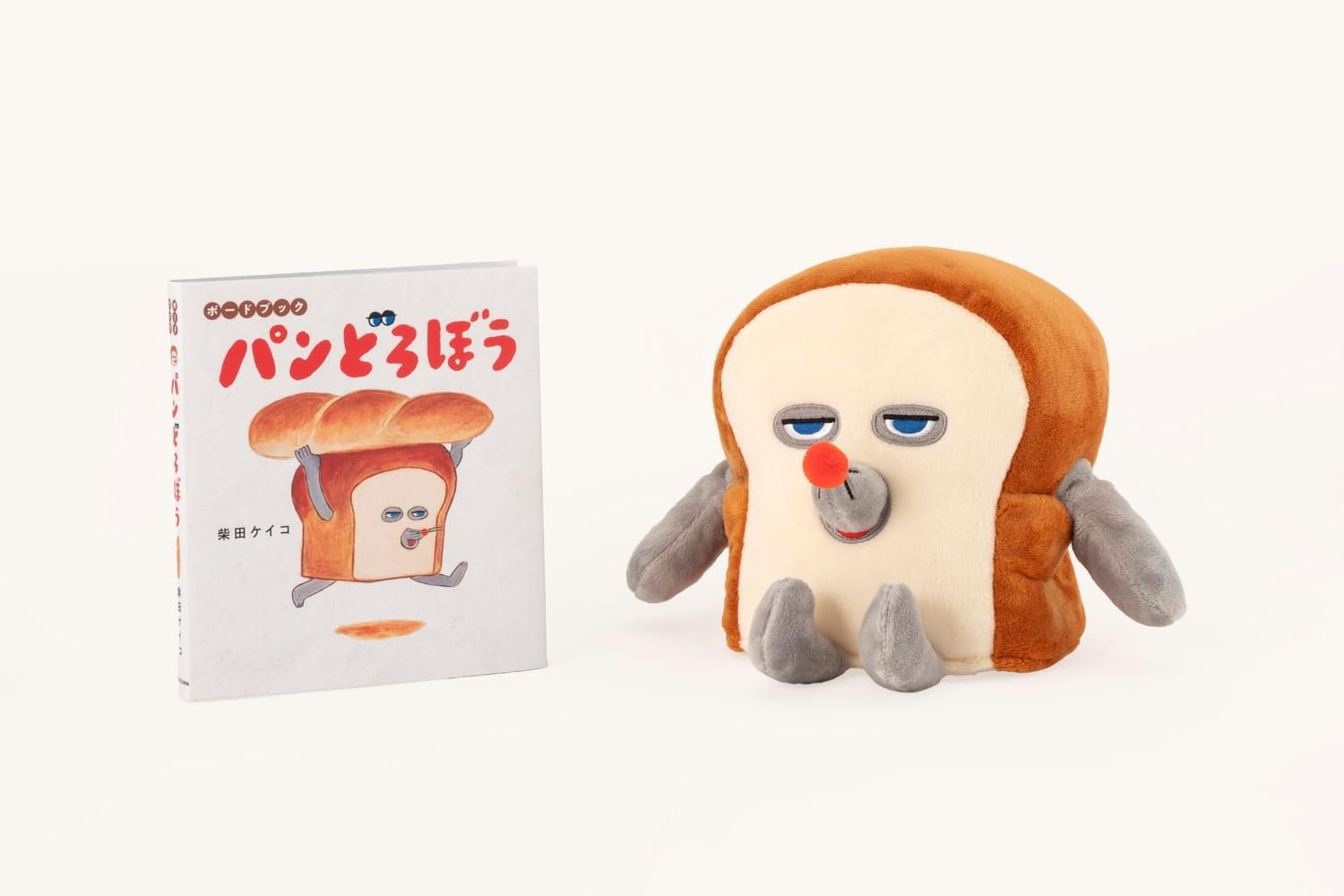[準現貨][預11月尾到貨]  パンどろぼう麵包小偷- 我最愛的布偶手套禮盒（手偶＋日文版硬頁書） SBB0204
