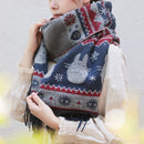 [現貨] 龍貓- 新版 披肩＋斗篷兩用 SD0030