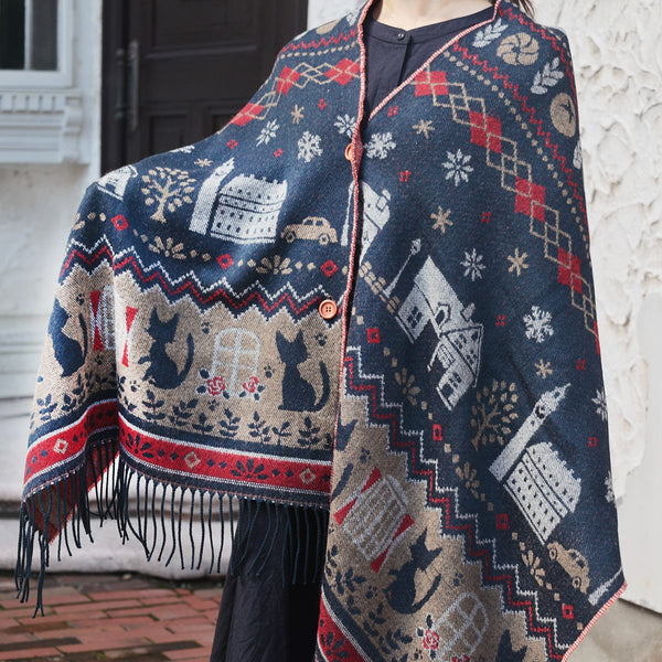 [現貨] 魔女宅急便 - 新版披肩＋斗篷兩用 SD0028