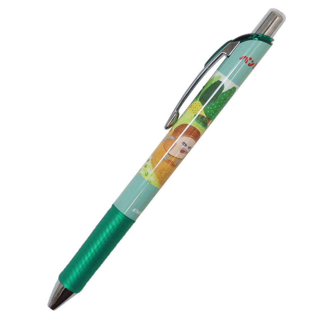[現貨]パンどろぼう麵包小偷- 綠色圖案原子筆（黑墨/0.5mm)  SBB0079