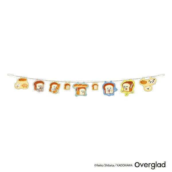 [現貨] パンどろぼう麵包小偷- 旗幟設計生日卡串 （一串9張卡連信封） SBB0133