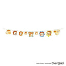 [現貨] パンどろぼう麵包小偷- 旗幟設計生日卡串 （一串9張卡連信封） SBB0133