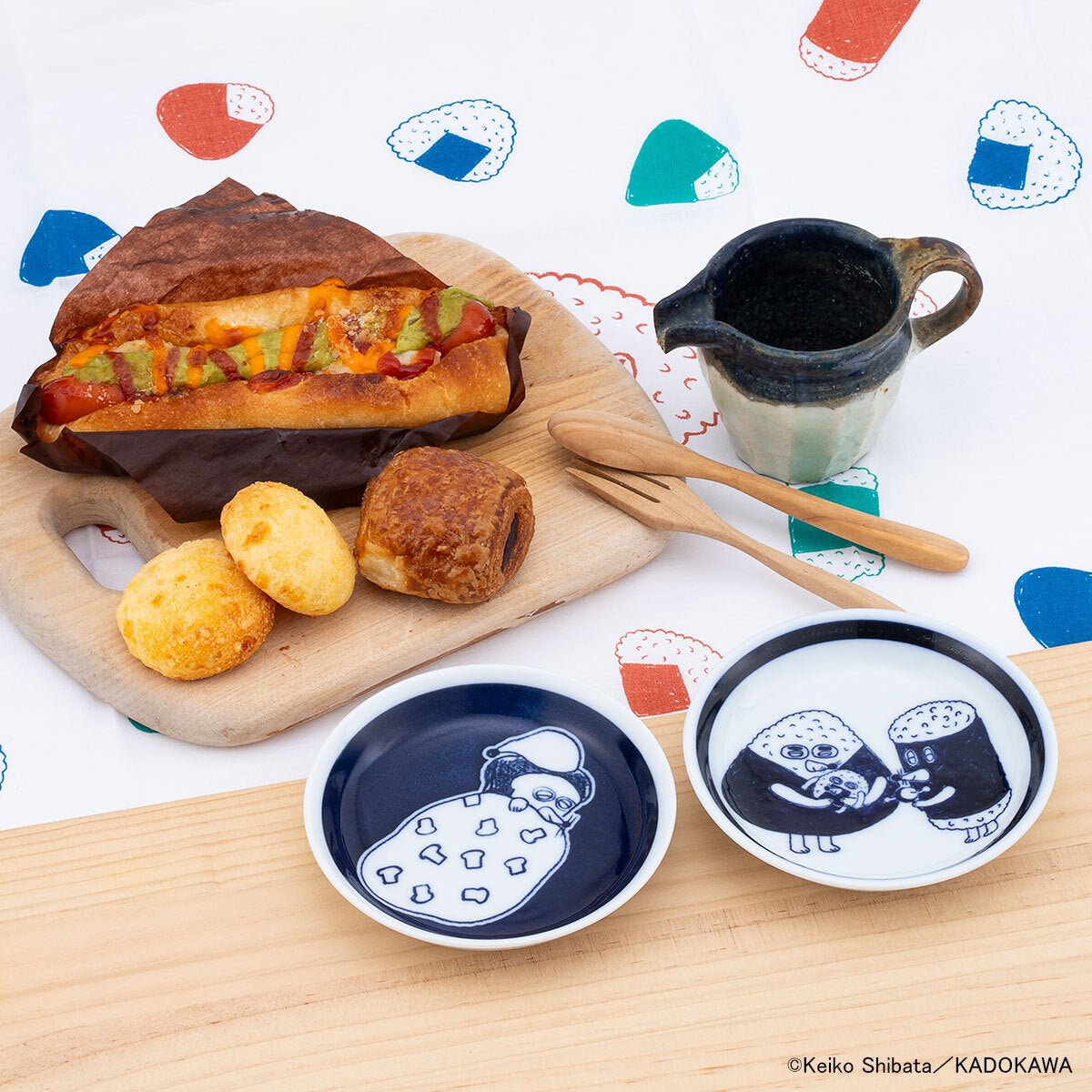 [準現貨][預10月中後到貨] パンどろぼう麵包小偷- 波佐見燒小碟 SBB0274