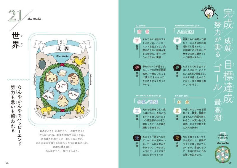 [現貨] ちいかわCHIIKAWA~日文版角色塔羅牌書（附22張塔羅牌） SCH1207