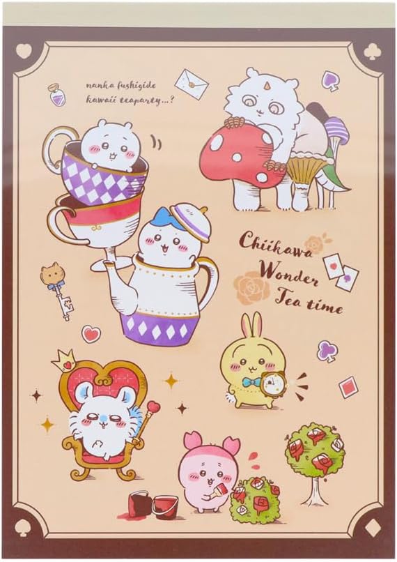 [In stock] ちいかわCHIIKAWA～Wonder Tea Time Series-A6 MEMO SCH1018
