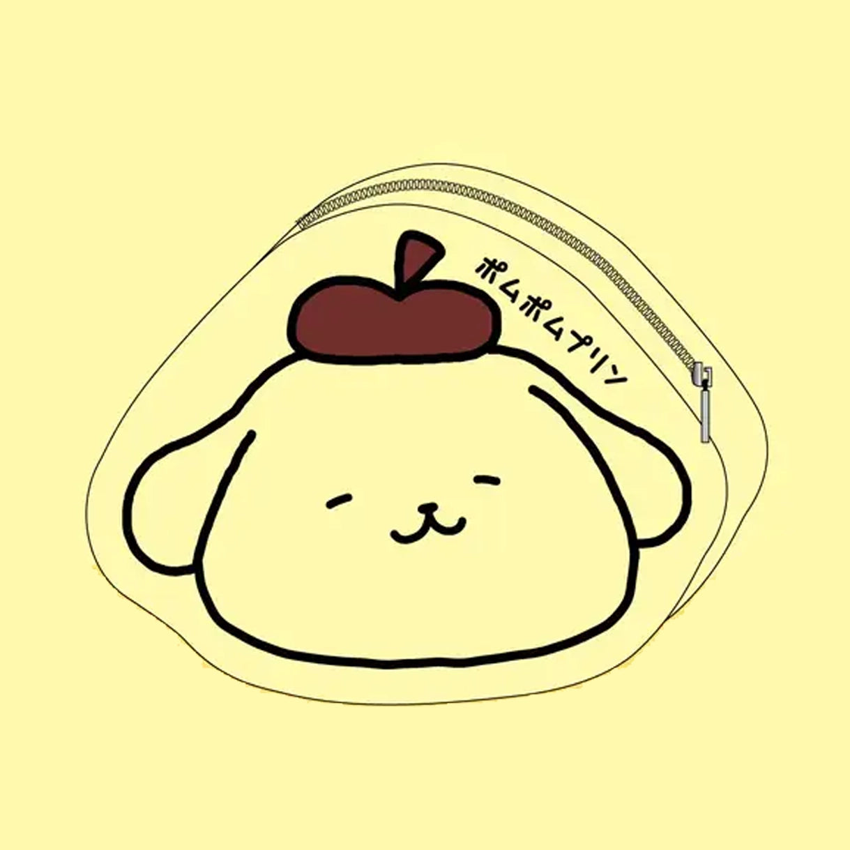 [現貨] 西村裕二(にしむらゆうじ) x Sanrio- 布甸狗大頭小物袋 SRIO0021