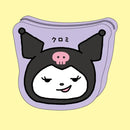 [現貨]西村裕二(にしむらゆうじ) x Sanrio- Kuromi大頭小物袋 SRIO0020