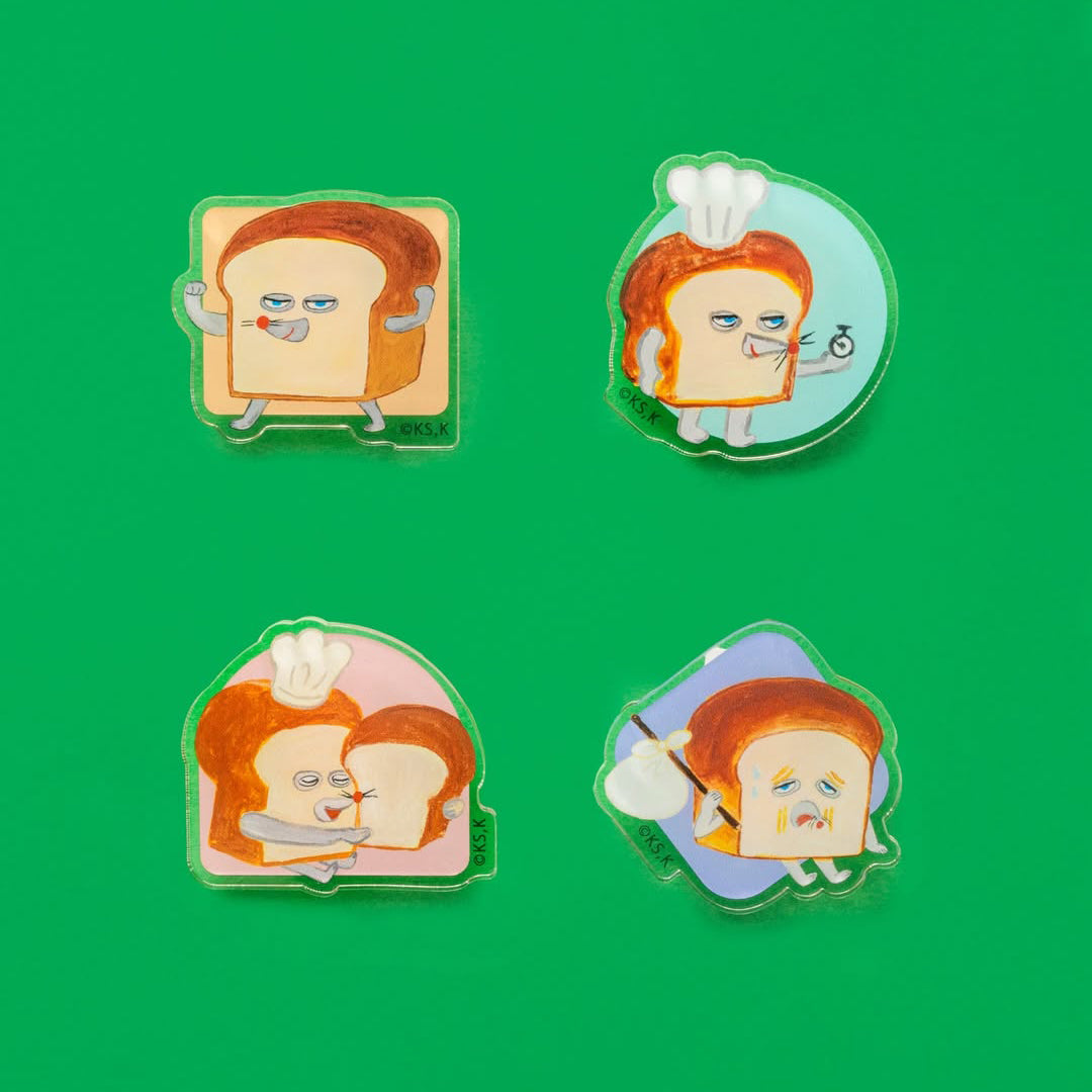 [現貨] パンどろぼう麵包小偷 POP-UP限定！盲盒夾子全8款（款式隨機單售/原箱） SBB0149