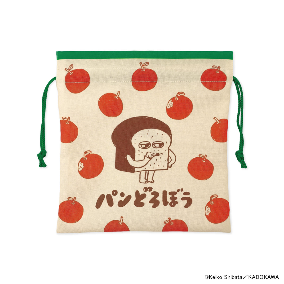 [現貨] パンどろぼう麵包小偷 POP-UP限定！索繩袋 （RED）SBB0150