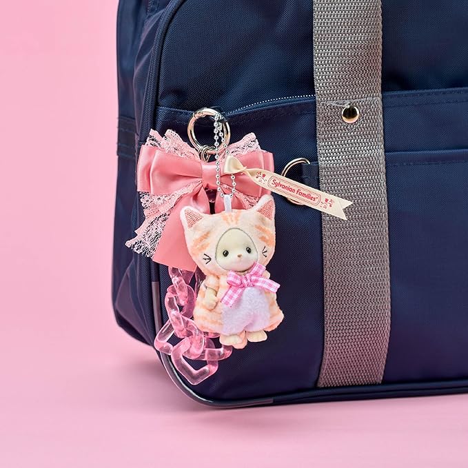 [現貨] 日本 森林家族Sylvanian Families 貓咪裝系列掛件～穿着貓咪裝的狐狸男孩 SH0172