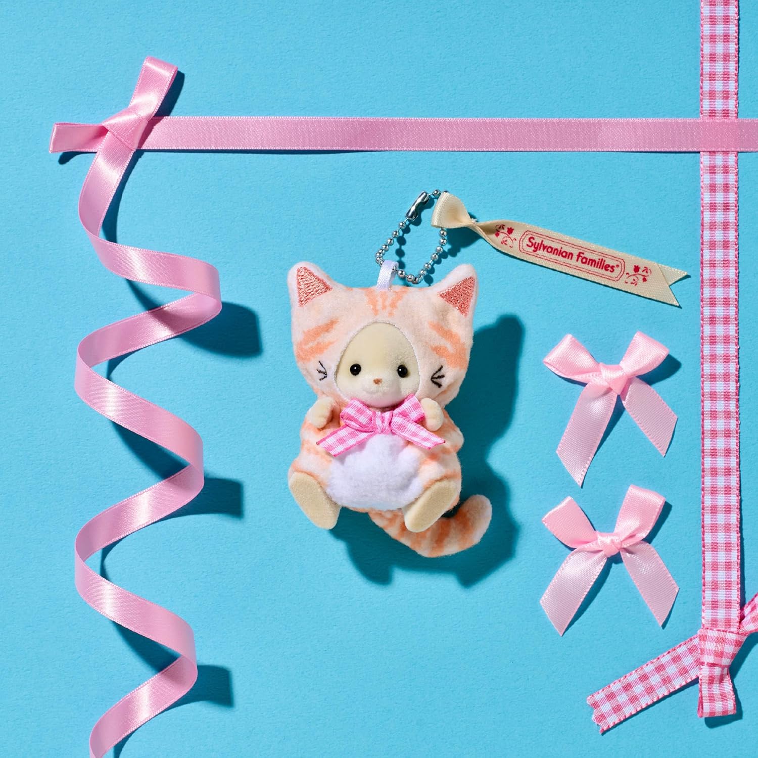 [In Stock] Sylvanian Families Bunny Keychain - Strawberry SH0171 (Japan)