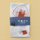 [現貨]パンどろぼう麵包小偷 ~ POP-UP限定- 日本製100%棉染布圖案紗巾(飯團男孩款）  SBB0117