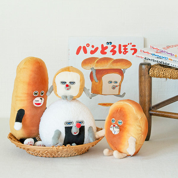 [現貨]パンどろぼう麵包小偷 ~ 假麵包小偷-松鼠小餐包手抱公仔 SBB0110