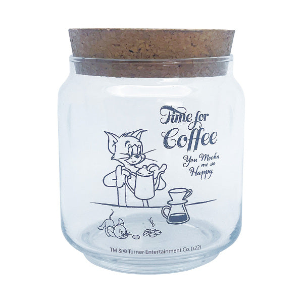 [預訂款] Tom & Jerry 咖啡系列- 日本製玻璃軟木密封罐 STJ0087