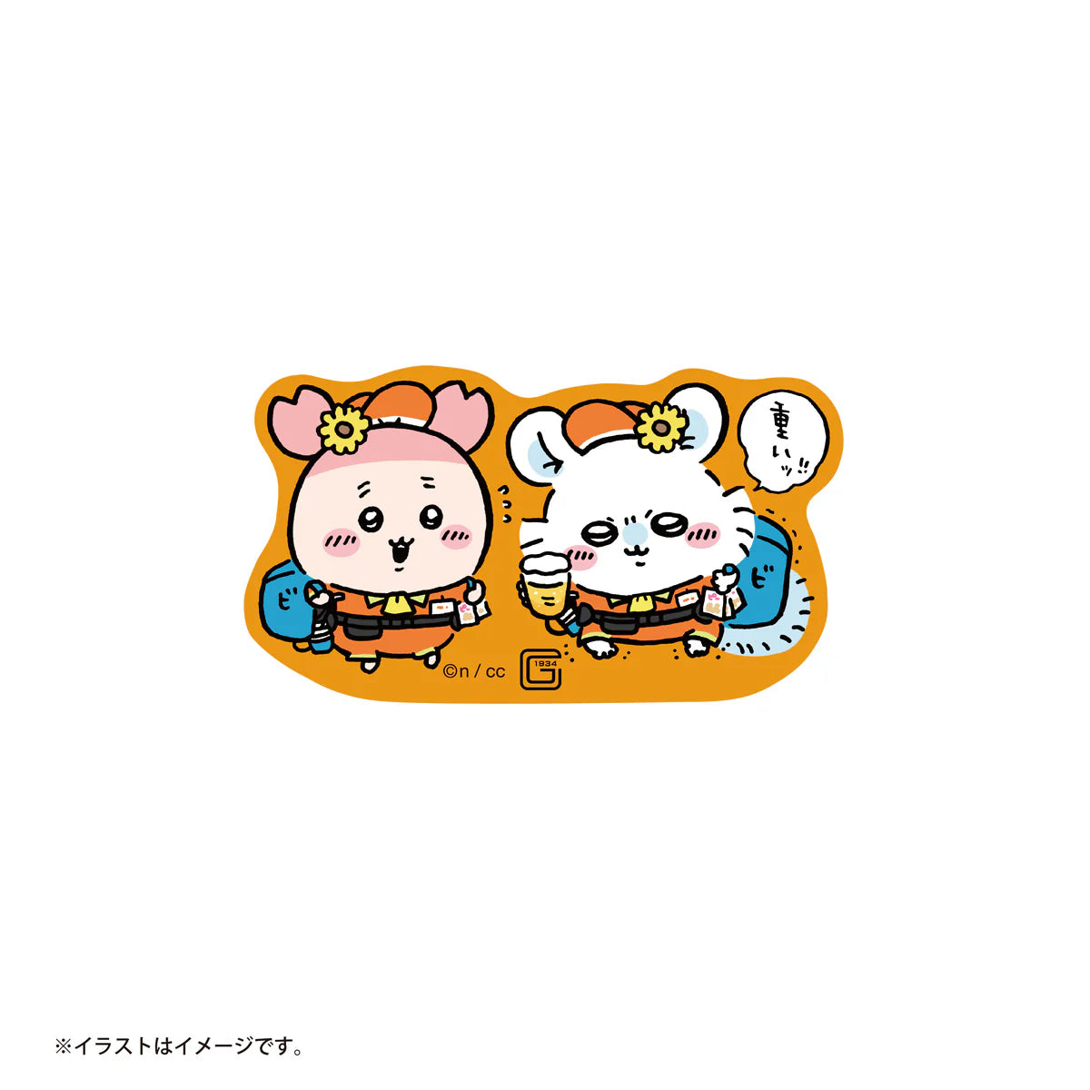 [Ready stock] ちいかわCHIIKAWAX読売ジャイアンツbaseball series-sticker (売り子) SCH0457