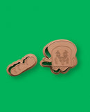 [現貨] パンどろぼう麵包小偷 【第六彈MOOK】附烘焙膜具一套4款  SBB0135