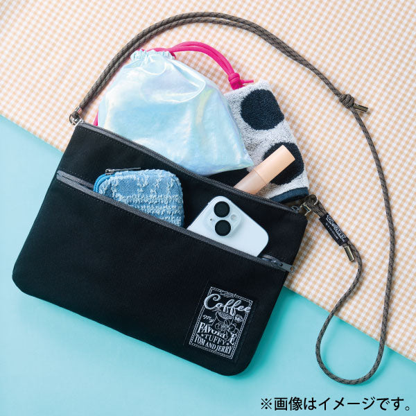 [現貨] Tom and Jerry X Tully's Coffee 滑水布料斜背包  STJ0224