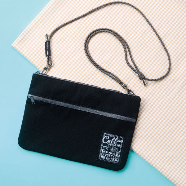 [現貨] Tom and Jerry X Tully's Coffee 滑水布料斜背包  STJ0224