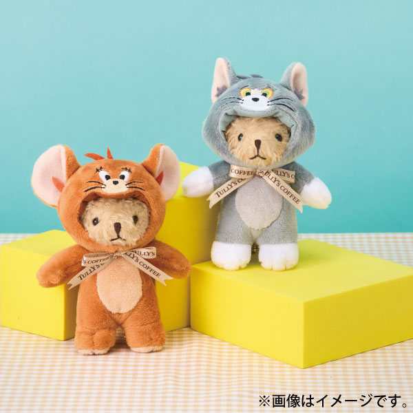 [現貨] Tom and Jerry X Tully's Coffee Jerry衣裝熊仔掛件公仔 STJ0223