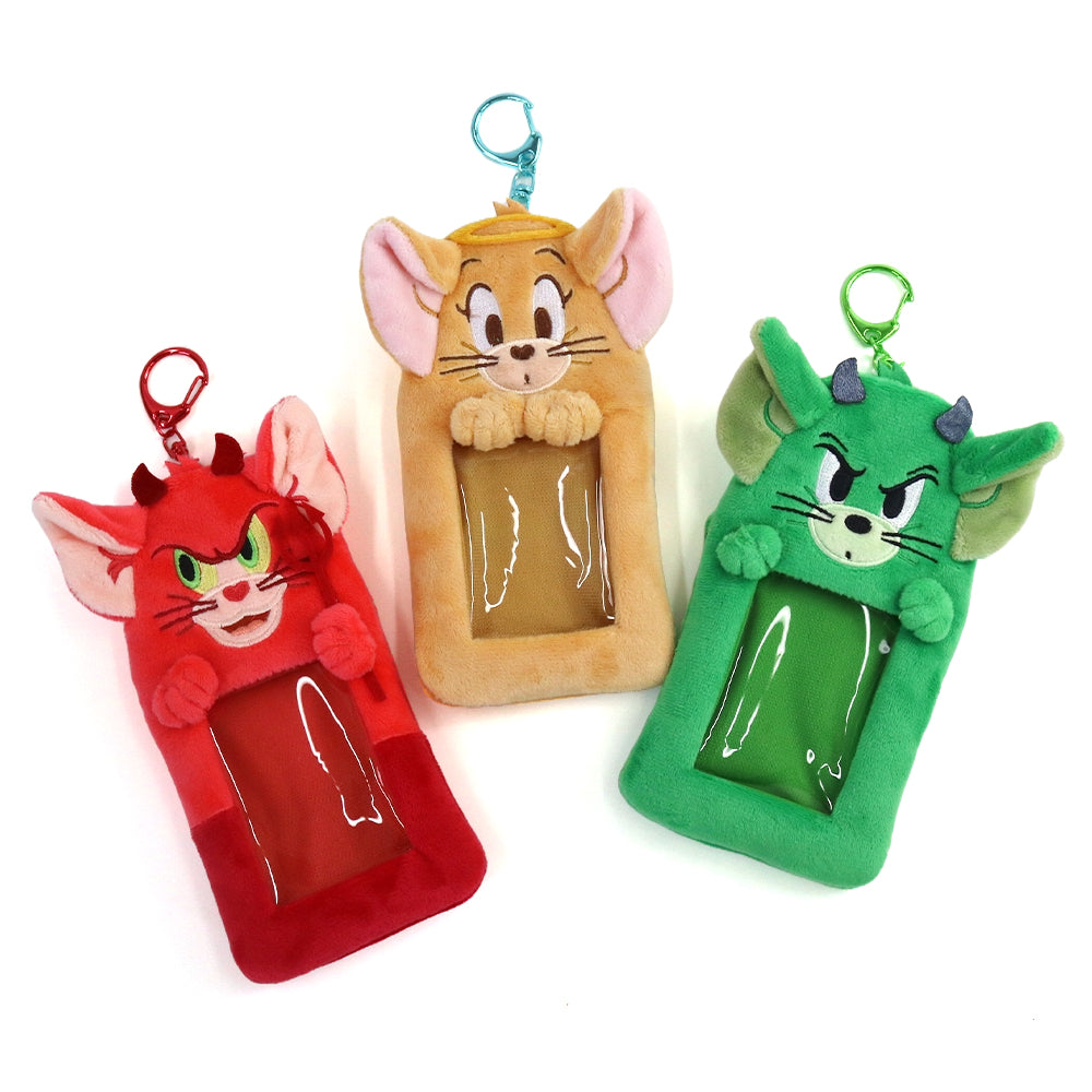 [In Stock] Tom and Jerry ~Angel X Devil Series - Devil Jerry Furry Card Holder STJ0203
