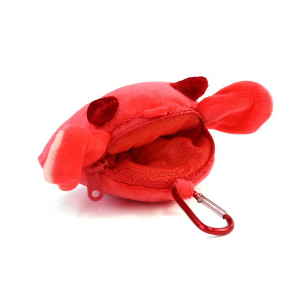 [現貨]Tom and Jerry ~天使X惡魔系列 - 惡魔Tom  大頭公仔收納袋 （附爬山扣）STJ0200