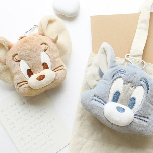 [現貨] Tom and Jerry - 粉嫩嫩大頭小物袋掛件 -Jerry  STJ0237