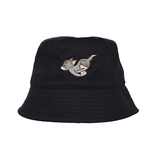 [Pre-order Item] Tom &amp; Jerry - Cheese Embroidery Pattern Bucket Hat (2 Colors Available) STJ0080