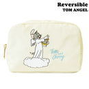 [現貨] Tom and Jerry ~天使X惡魔系列！黑白雙面小物袋 - Tom STJ0178
